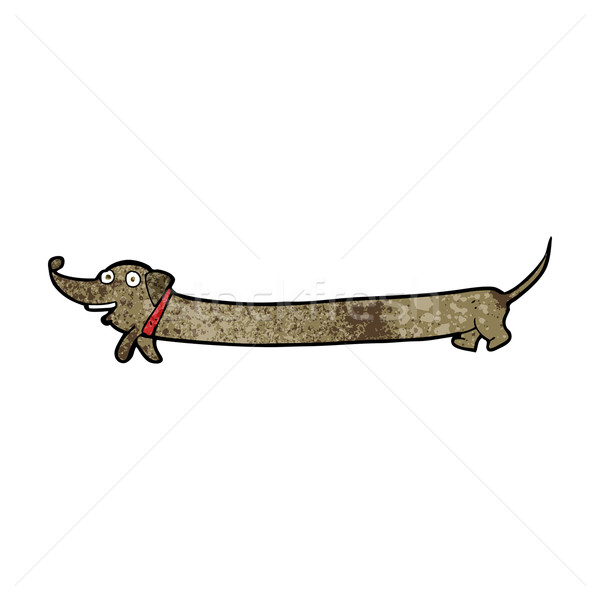 Rajz tacskó kutya terv művészet retro Stock fotó © lineartestpilot