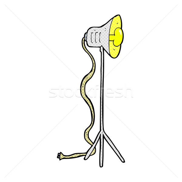 comic cartoon studio lamp shining Stock photo © lineartestpilot