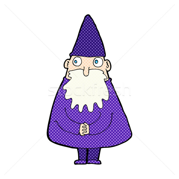 comic cartoon wizard Stock photo © lineartestpilot