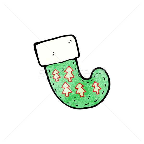 cartoon chirstmas stocking Stock photo © lineartestpilot