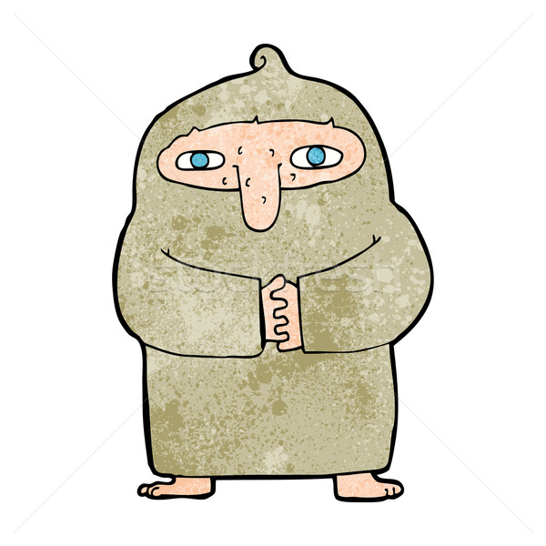 cartoon monk in robe Stock photo © lineartestpilot