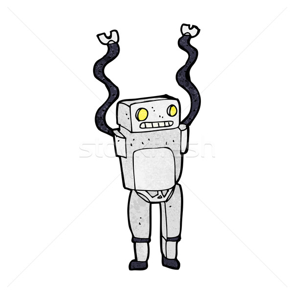 漫畫 滑稽 機器人 設計 藝術 復古 商業照片 © lineartestpilot