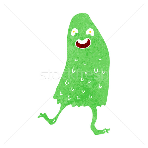 Stock photo: cartoon funny slime monster