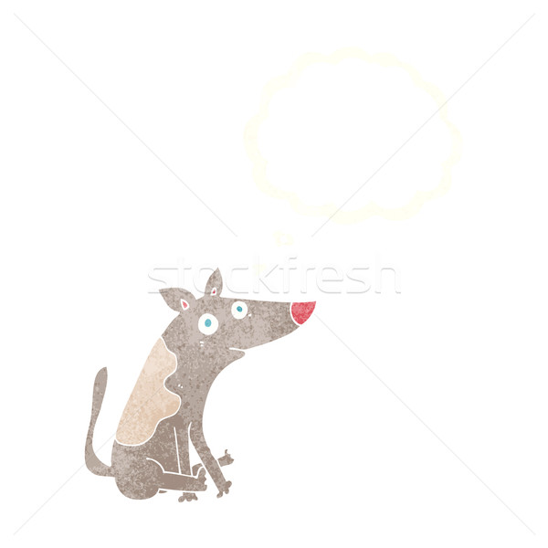 cartoon dog with thought bubble Stock photo © lineartestpilot