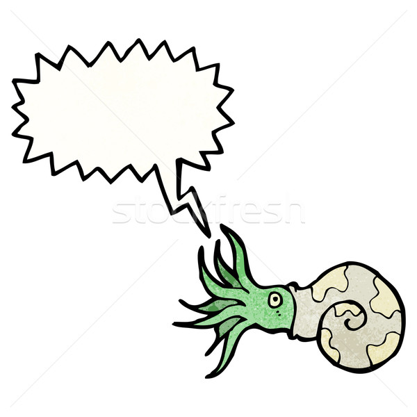 nautilus squid cartoon Stock photo © lineartestpilot