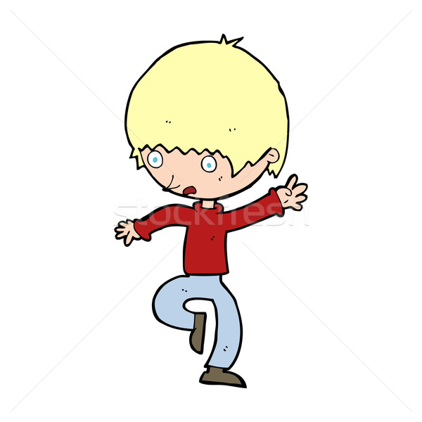 cartoon panicking man Stock photo © lineartestpilot
