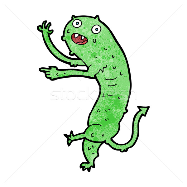 cartoon gross little monster Stock photo © lineartestpilot