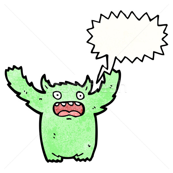 cartoon monster roaring Stock photo © lineartestpilot