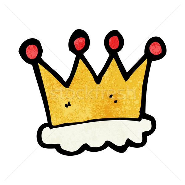 cartoon crown symbol Stock photo © lineartestpilot