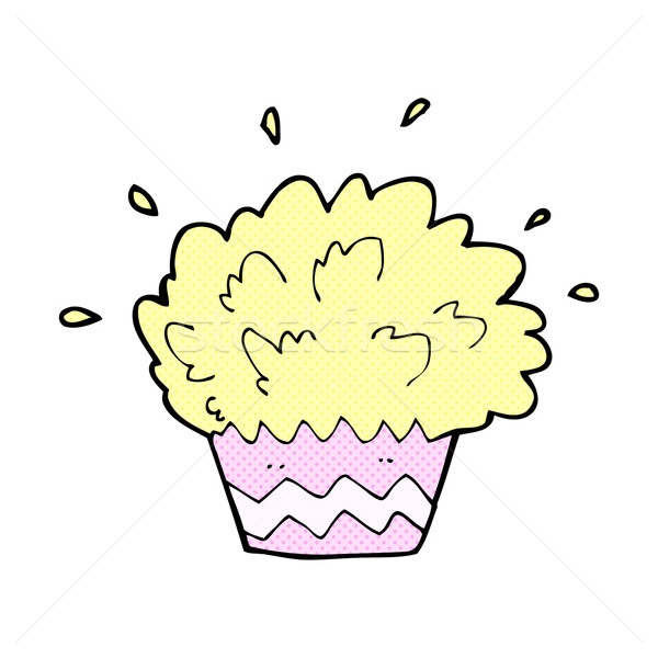 comic cartoon exploding cupcake Stock photo © lineartestpilot