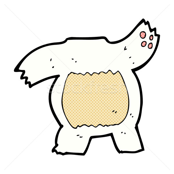 comic cartoon polar bear body (mix and match or add own photos) Stock photo © lineartestpilot