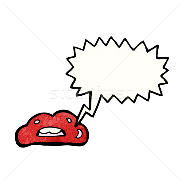 red lips cartoon Stock photo © lineartestpilot