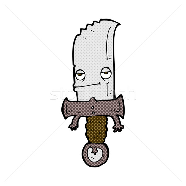 knife comic cartoon character Stock photo © lineartestpilot