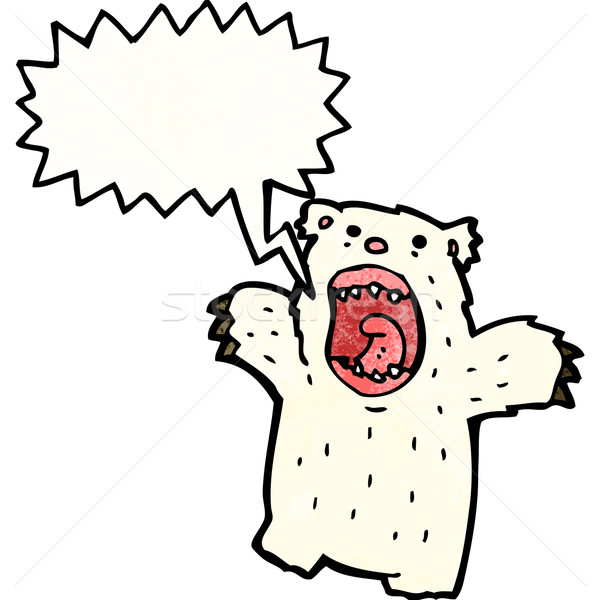 cartoon roaring bear Stock photo © lineartestpilot