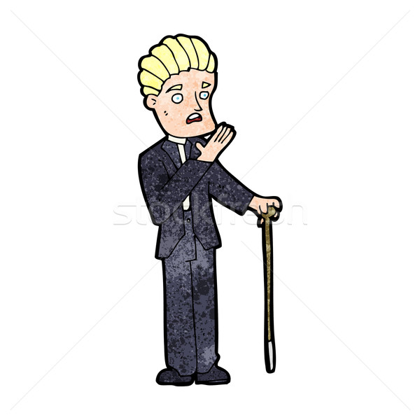 Cartoon gentleman homme design art [[stock_photo]] © lineartestpilot