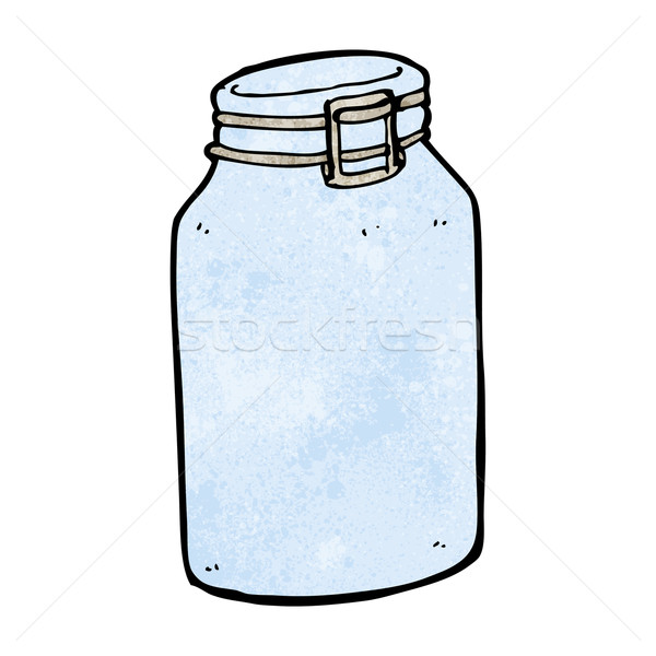 cartoon glass jar Stock photo © lineartestpilot