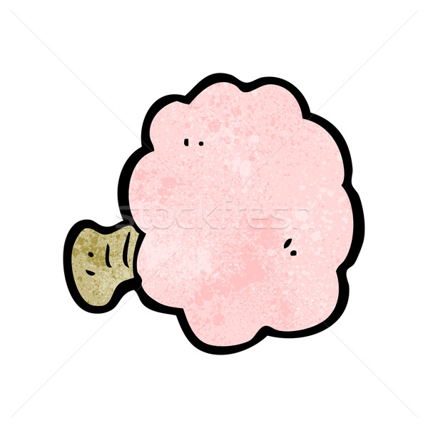 Stock photo: cartoon powder puff