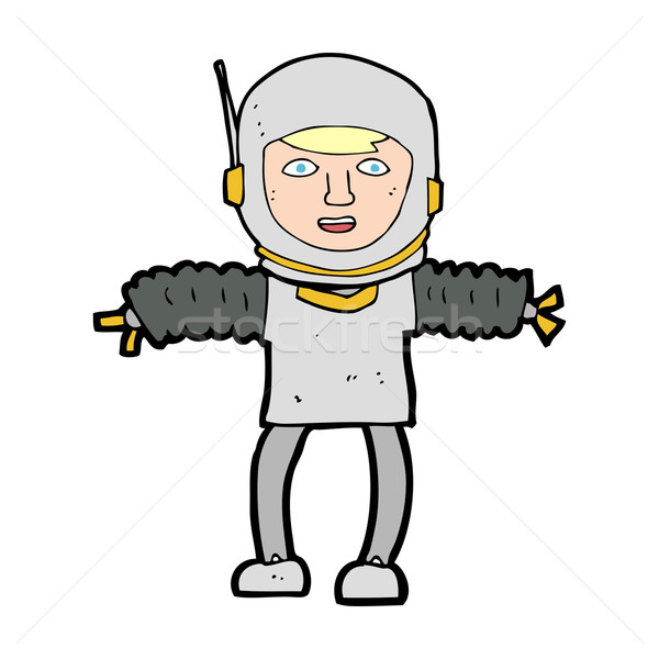cartoon astronaught Stock photo © lineartestpilot