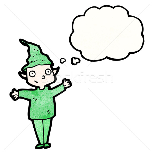 Stock photo: cartoon christmas elf