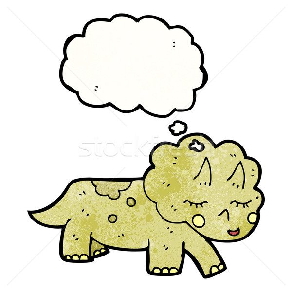 cartoon triceratops Stock photo © lineartestpilot
