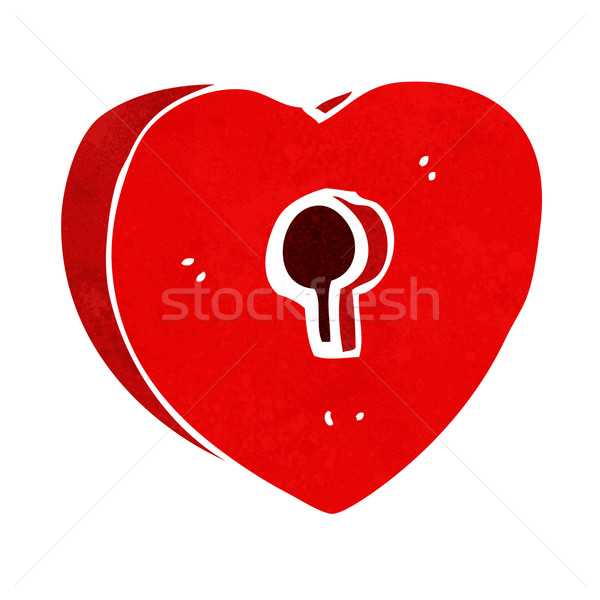 漫畫 心臟 鎖孔 手 設計 藝術 商業照片 © lineartestpilot