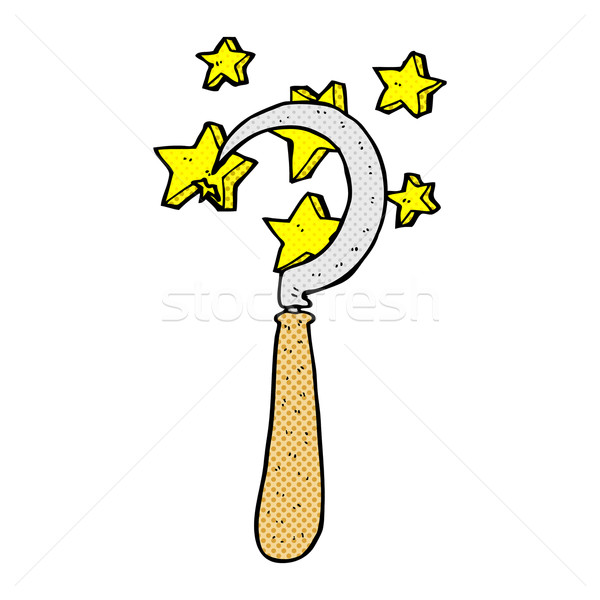 comic cartoon magic sickle Stock photo © lineartestpilot