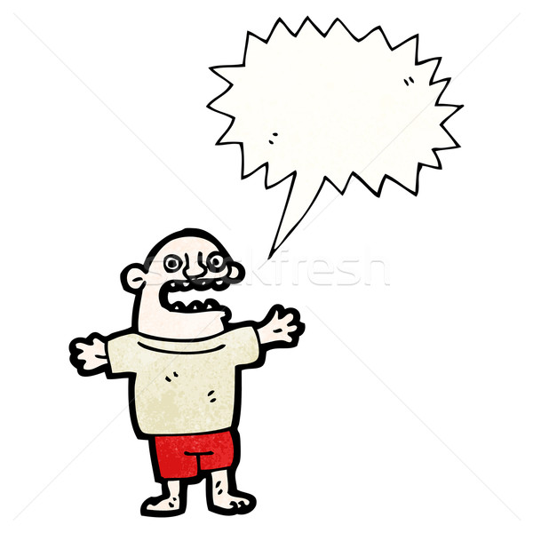 cartoon bald man Stock photo © lineartestpilot