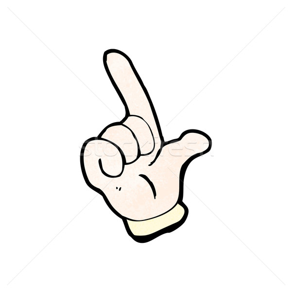 l symbol finger illustration symbol vector cartoon pointing hand