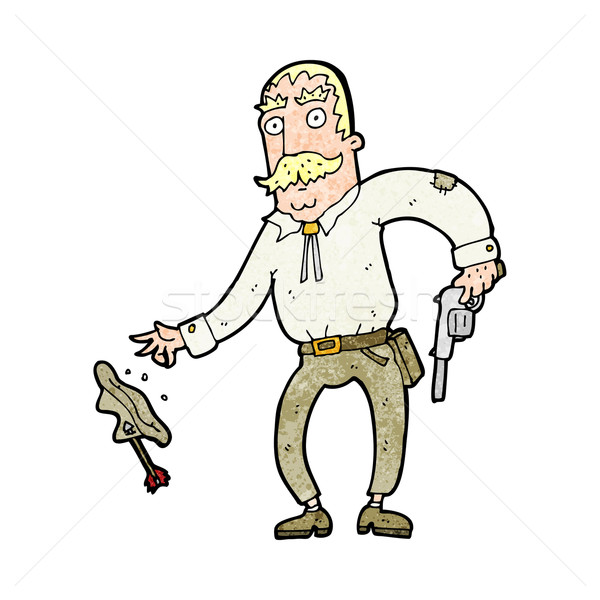 cartoon wild west cowboy Stock photo © lineartestpilot