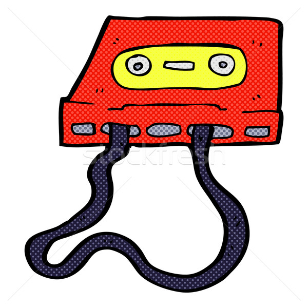 comic cartoon cassette tape Stock photo © lineartestpilot