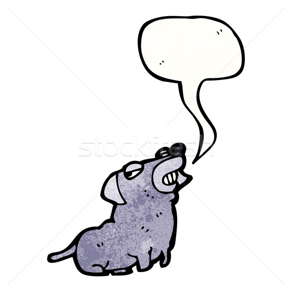 smug little dog cartoon Stock photo © lineartestpilot