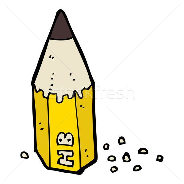 cartoon pencil stub Stock photo © lineartestpilot
