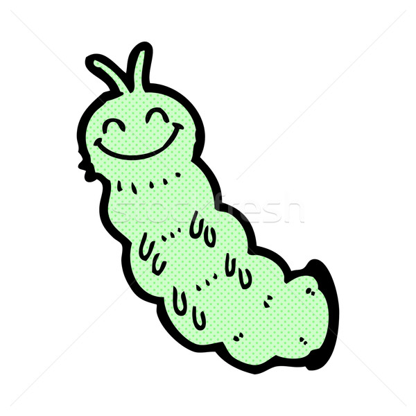 comic cartoon caterpillar Stock photo © lineartestpilot