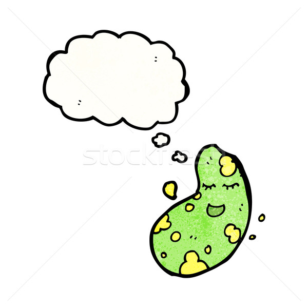 cartoon germ with thought bubble Stock photo © lineartestpilot