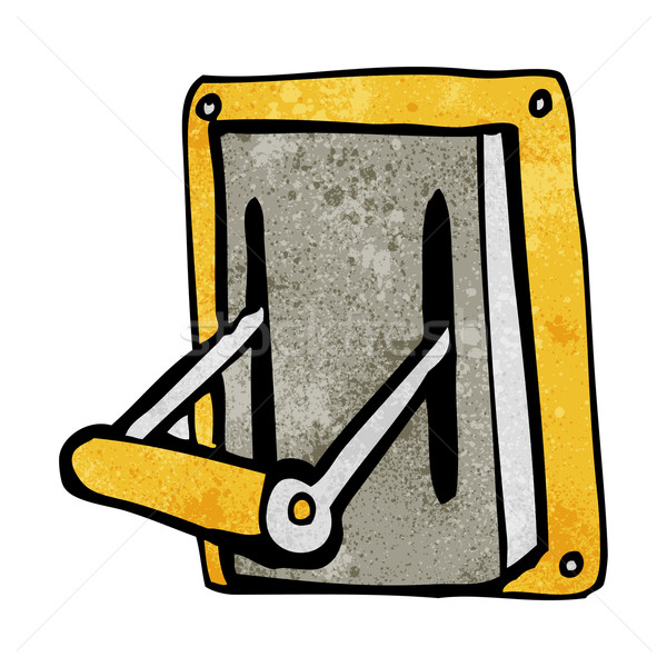 cartoon industrial machine lever Stock photo © lineartestpilot