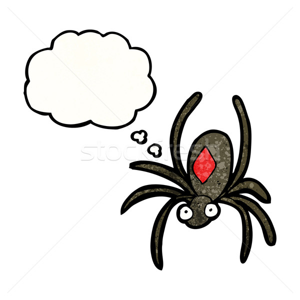 cartoon deadly spider Stock photo © lineartestpilot