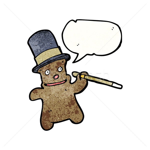 Stock photo: wealthy bear cartoon