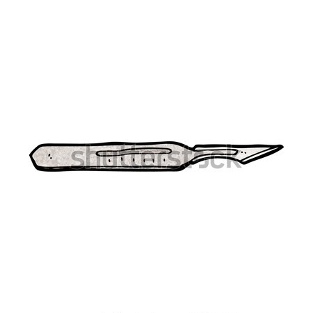 cartoon scalpel Stock photo © lineartestpilot