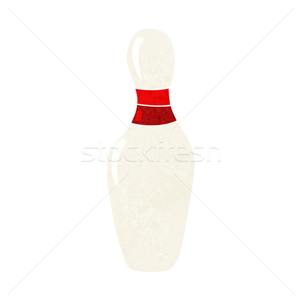 cartoon ten pin bowling skittle Stock photo © lineartestpilot