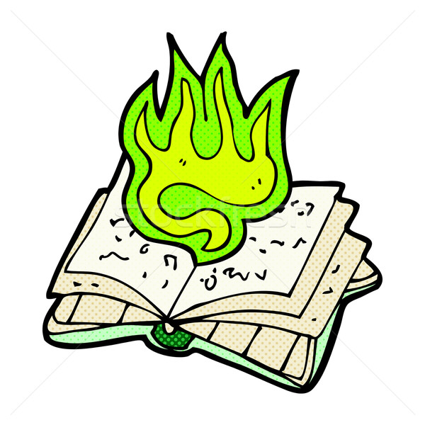 comic cartoon magic spell book Stock photo © lineartestpilot