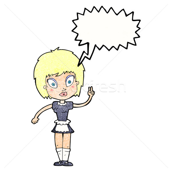 [[stock_photo]]: Cartoon · soubrette · bulle · main · design · art