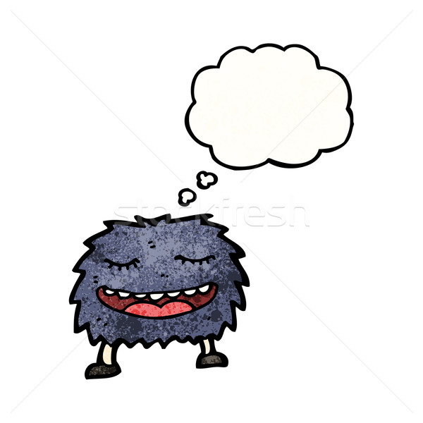 Poilue monstre cartoon texture main heureux [[stock_photo]] © lineartestpilot