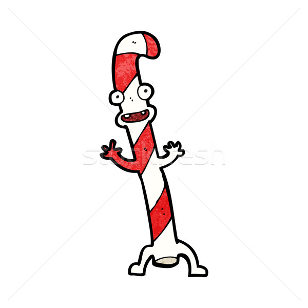 Cartoon danse Noël bonbons canne main [[stock_photo]] © lineartestpilot