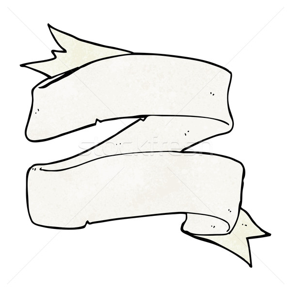 Heraldiek scroll cartoon hand ontwerp gek Stockfoto © lineartestpilot