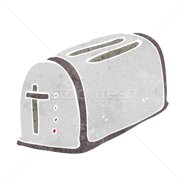 Cartoon тостер дизайна искусства ретро смешные Сток-фото © lineartestpilot