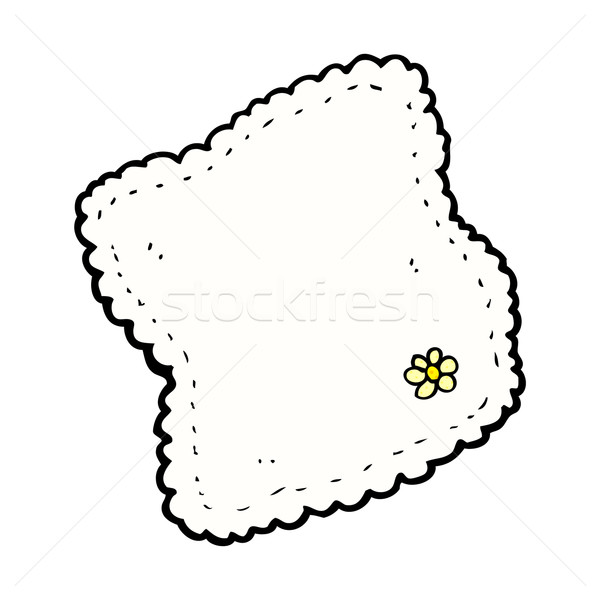 comic cartoon handkerchief vector illustration © lineartestpilot (#5406466)  | Stockfresh