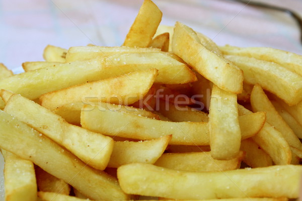 Französisch Kartoffel frites Essen Stock foto © Lio22