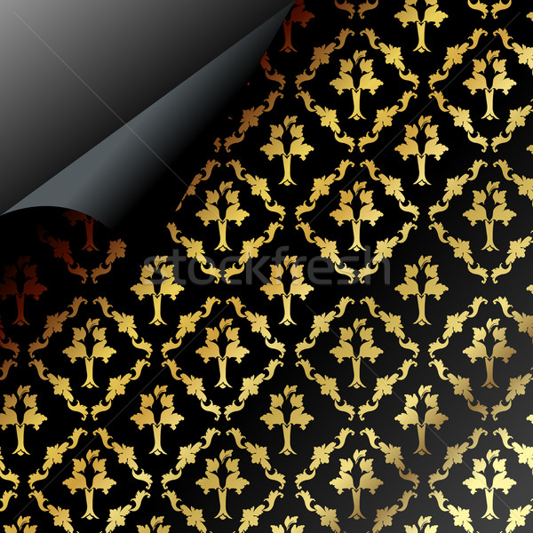 Seamless dark pattern design Stock photo © lirch