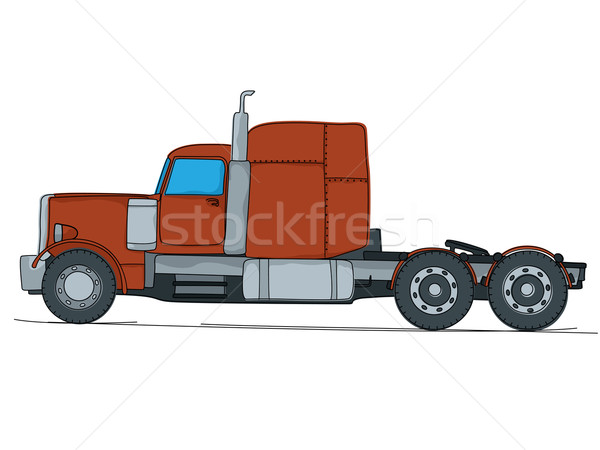 Big truck cartoon Stock photo © lirch