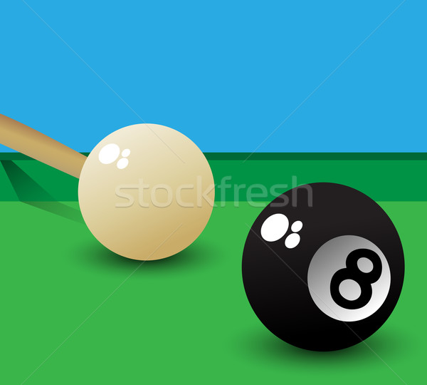Pool balls Stock photo © lirch